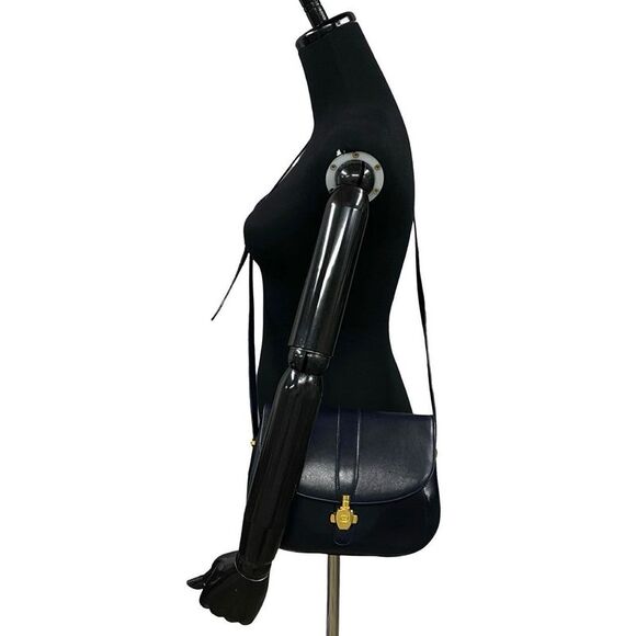 Gucci Old Gucci GG Logo Calf Leather Shoulder Bag - Picture 3 of 6